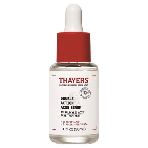 Thayers Double Action Acne Serum front of bottle