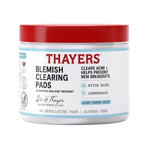 Thayers Blemish Clearing 2% BHA Pads front of container