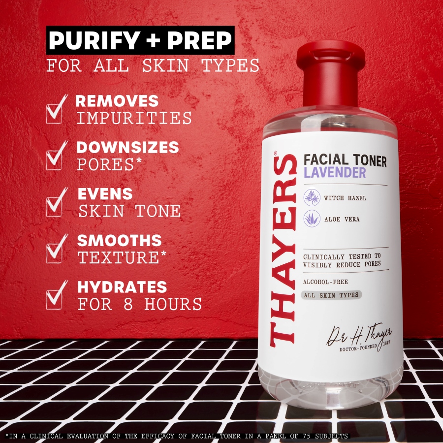 HAIR & SKIN TONER 150ml 4本セット Thayers Hydrating Lavender Facial Toner - Soothes & Preps - 12 oz.