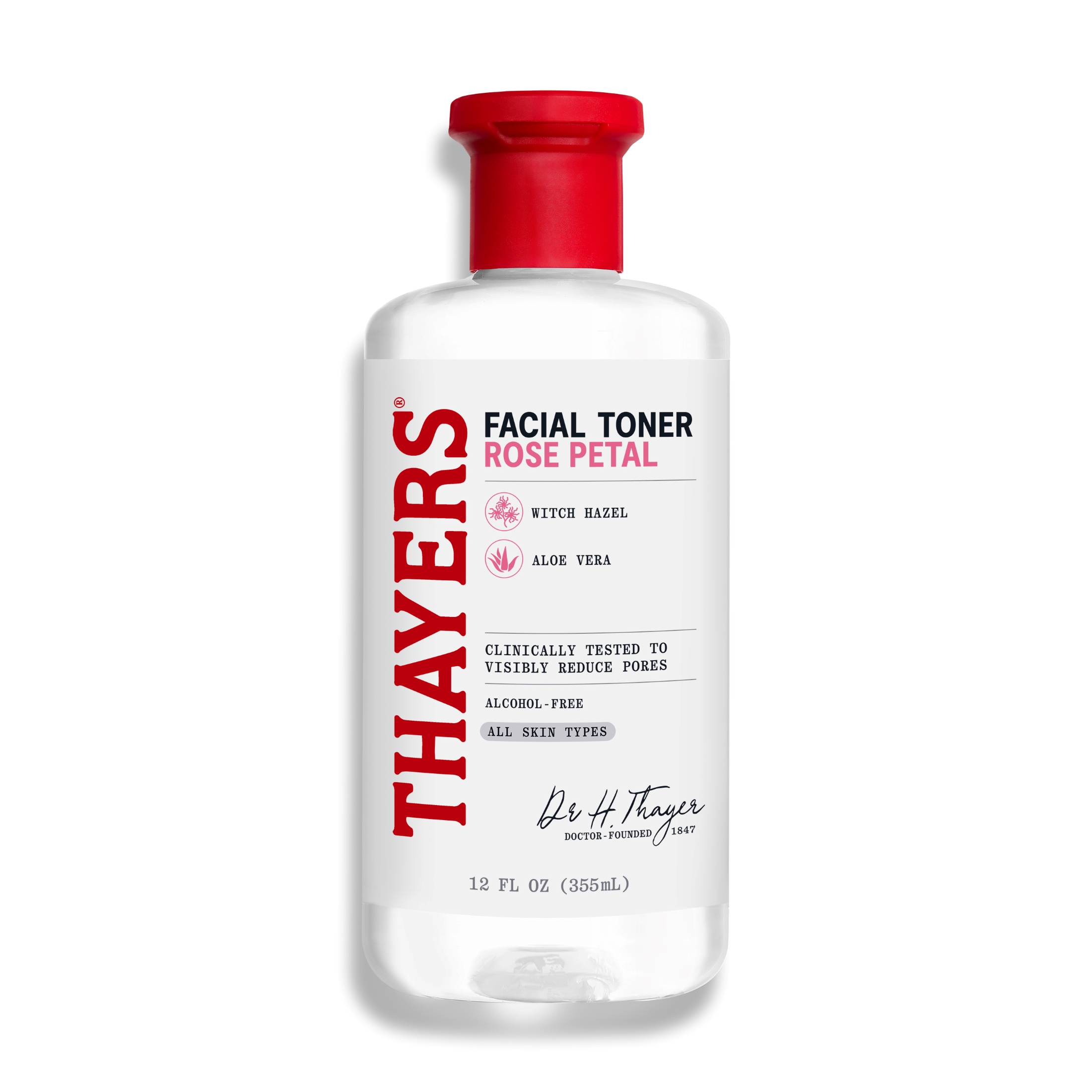 Shop Rose Petal Witch Hazel Facial Toner - 12 oz. - Thayers